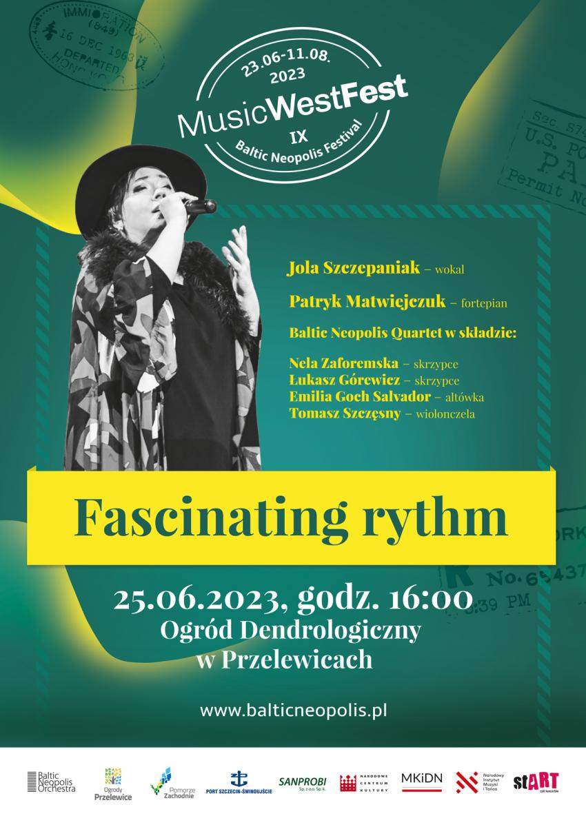 Koncert Fascinating rythm w Ogrodach Przelewice