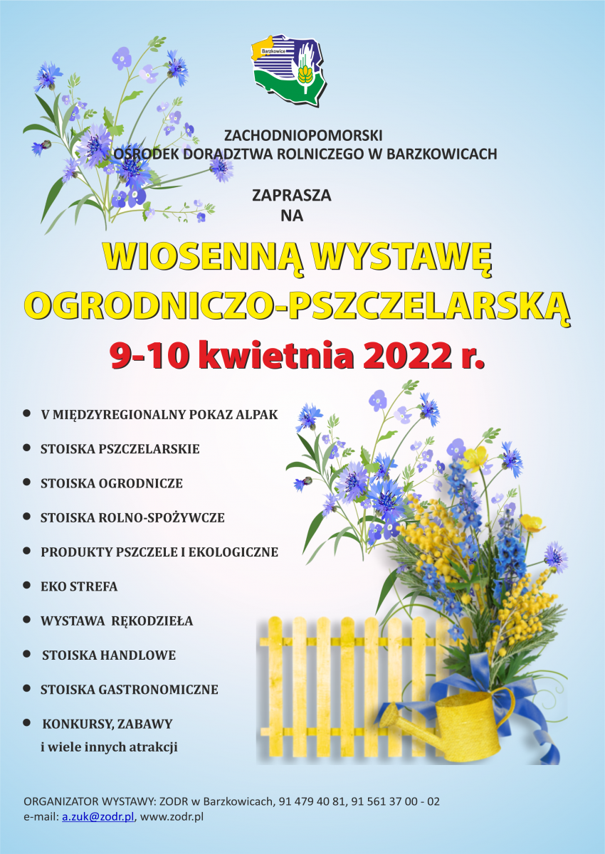 Zaproszenie na wiosenną wystawę Ogrodniczo-Pszczelarską